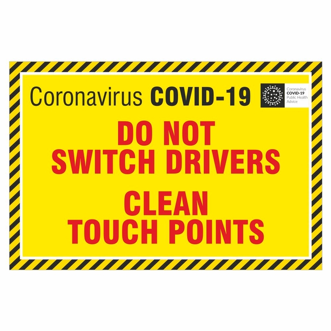 Do Not Switch Drivers Sticker